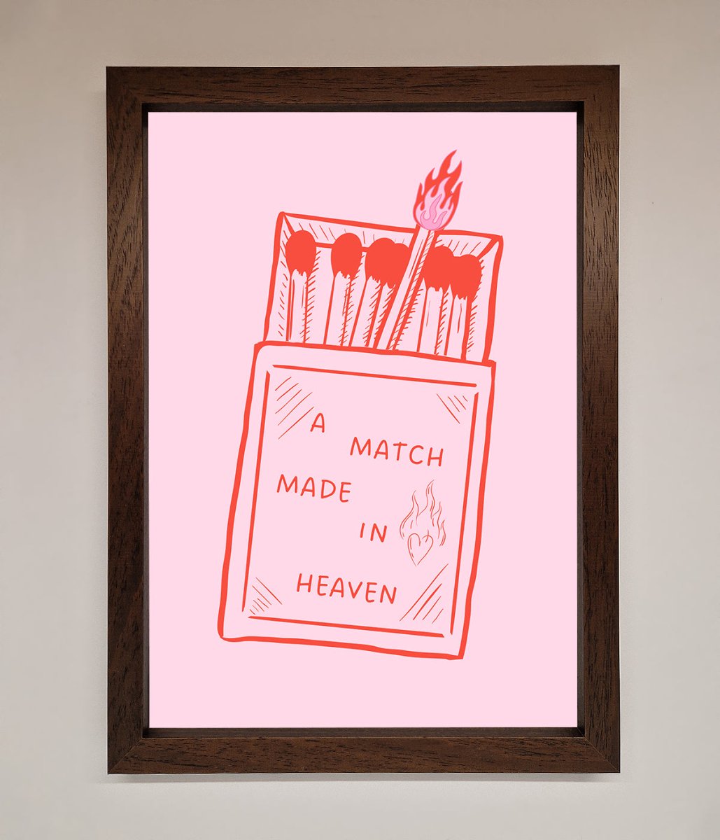 A Match Made In Heaven Framed Wall Art - Zestio