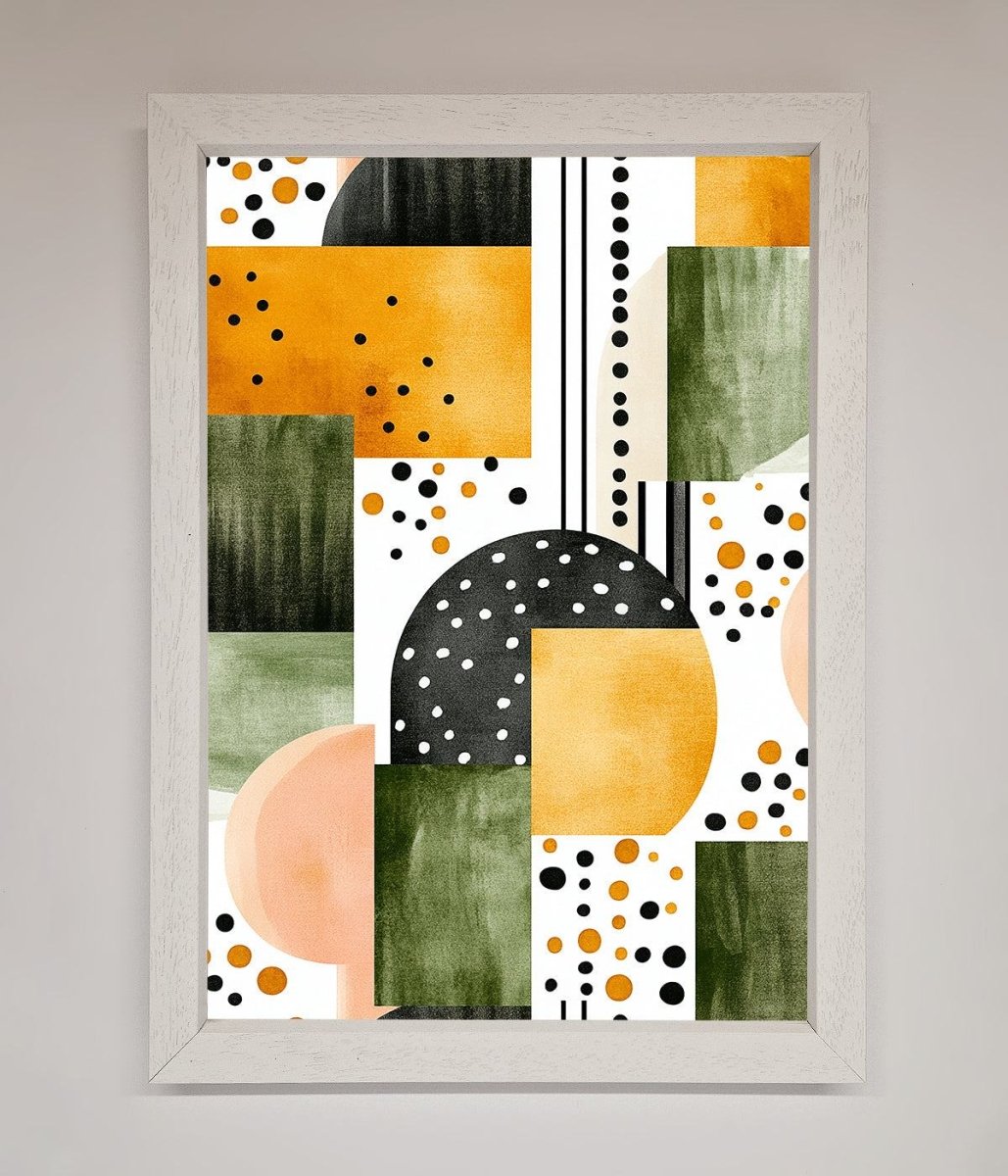 Abstract Shapes Colours Framed Wall Art - Zestio