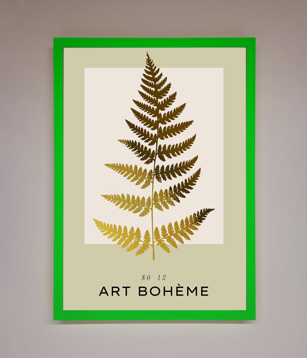 Art Boheme Leaf Foil Print - Zestio