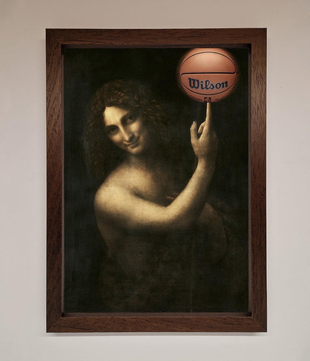 Basketball Renaissance Altered Framed Print - Zestio