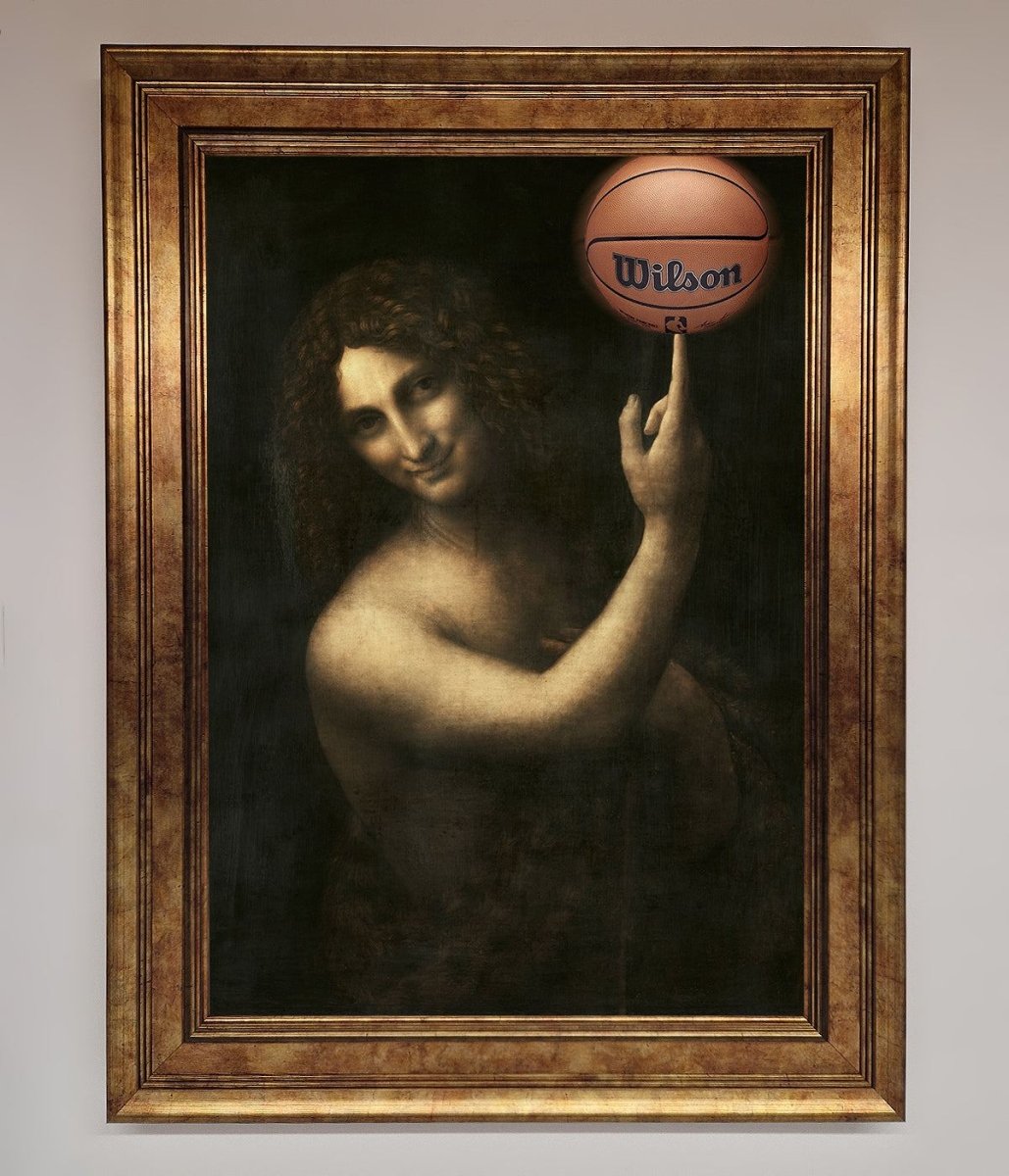 Basketball Renaissance Altered Framed Print - Zestio