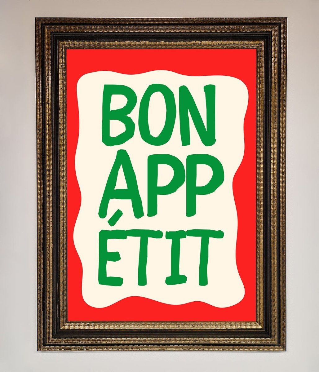 Bonappetit Framed Poster - Zestio