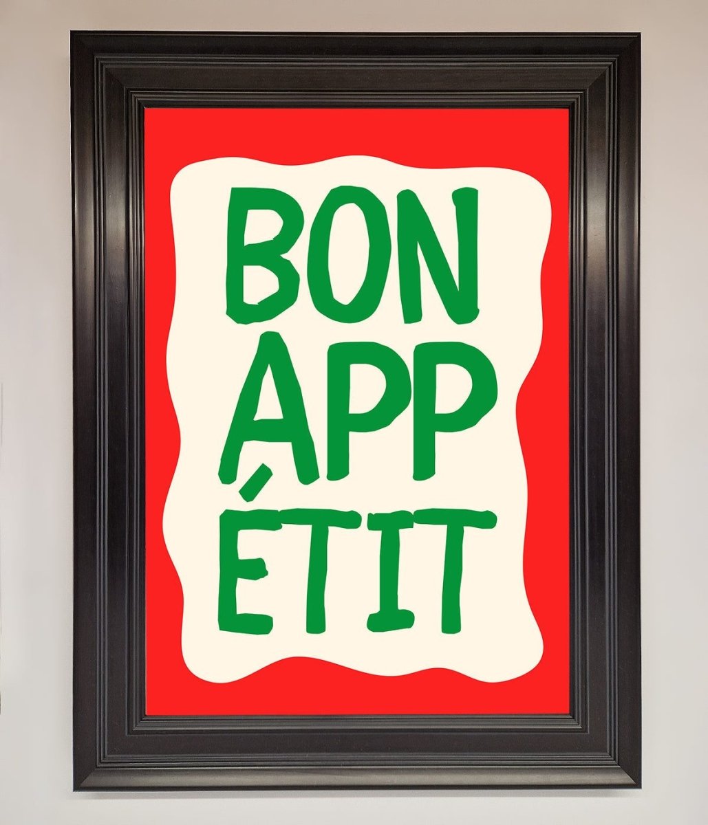Bonappetit Framed Poster - Zestio