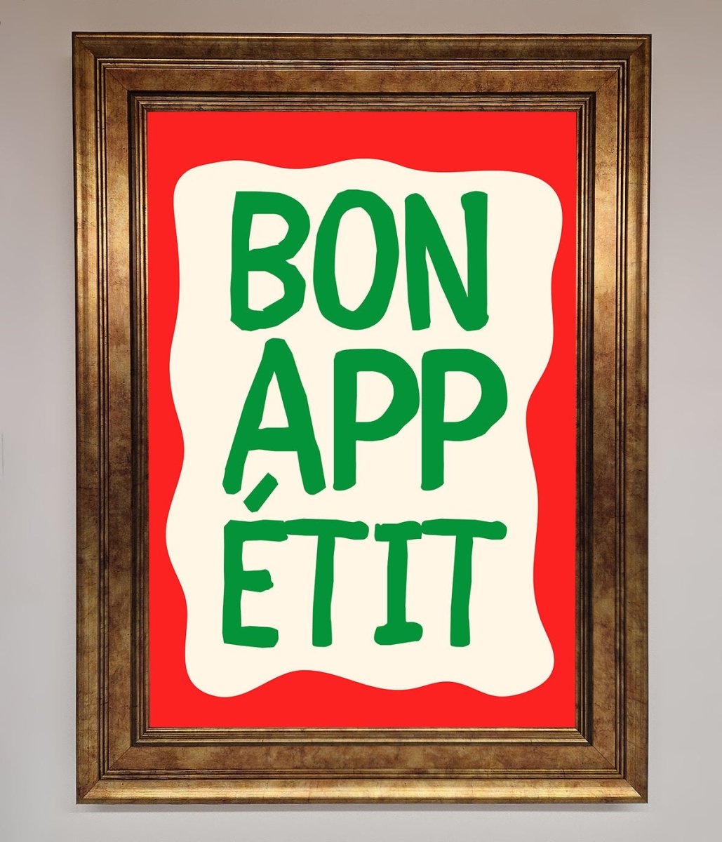 Bonappetit Framed Poster - Zestio