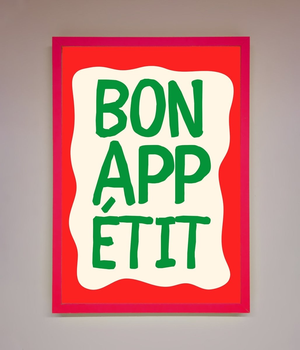 Bonappetit Framed Poster - Zestio