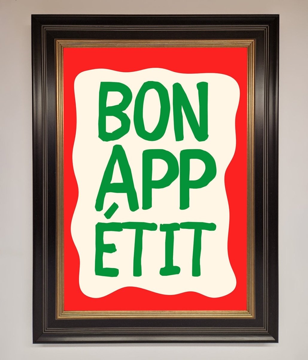 Bonappetit Framed Poster - Zestio