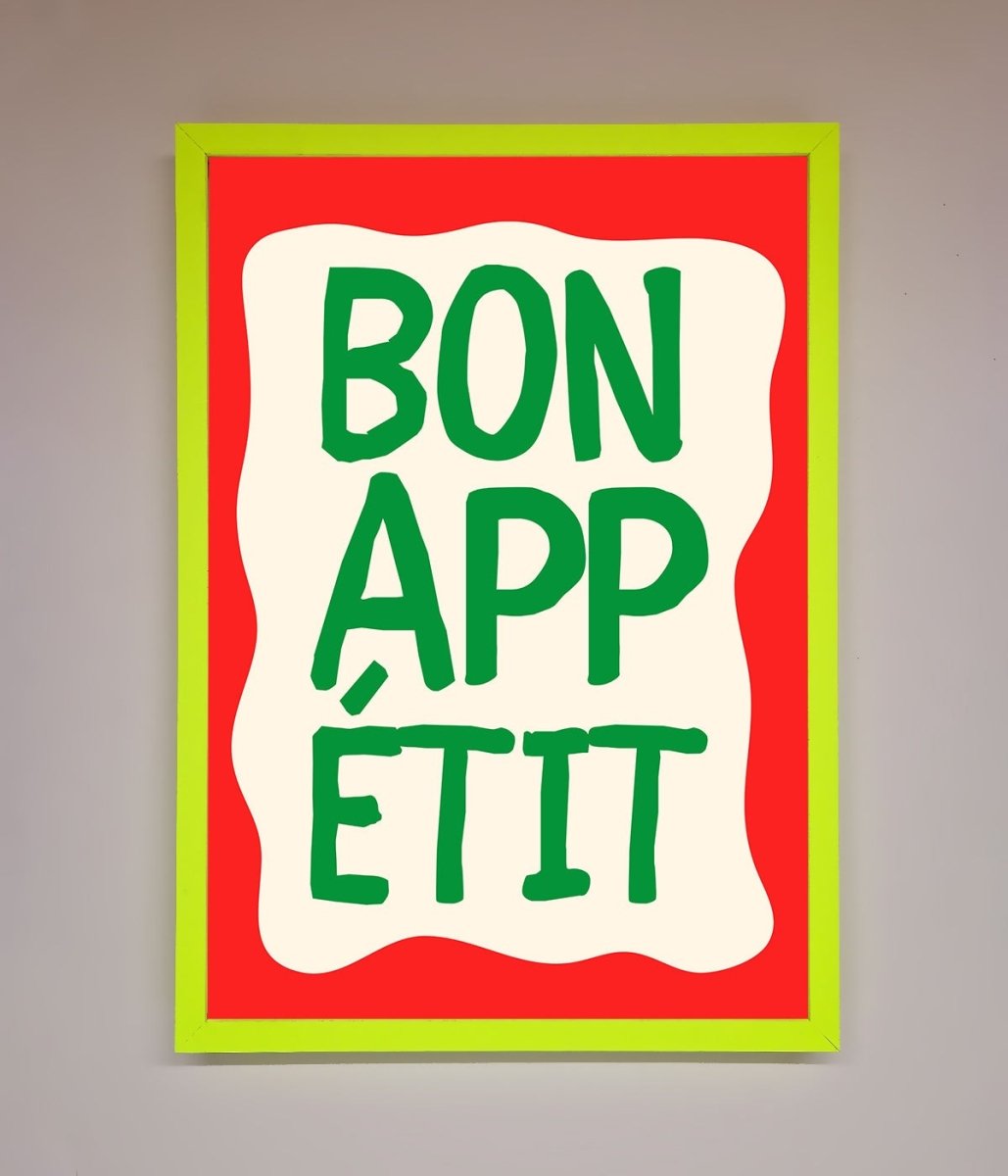 Bonappetit Framed Poster - Zestio