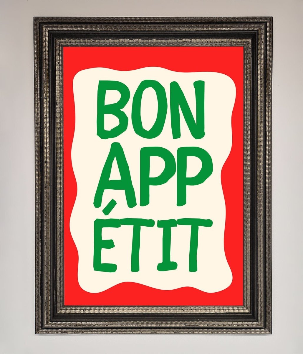 Bonappetit Framed Poster - Zestio