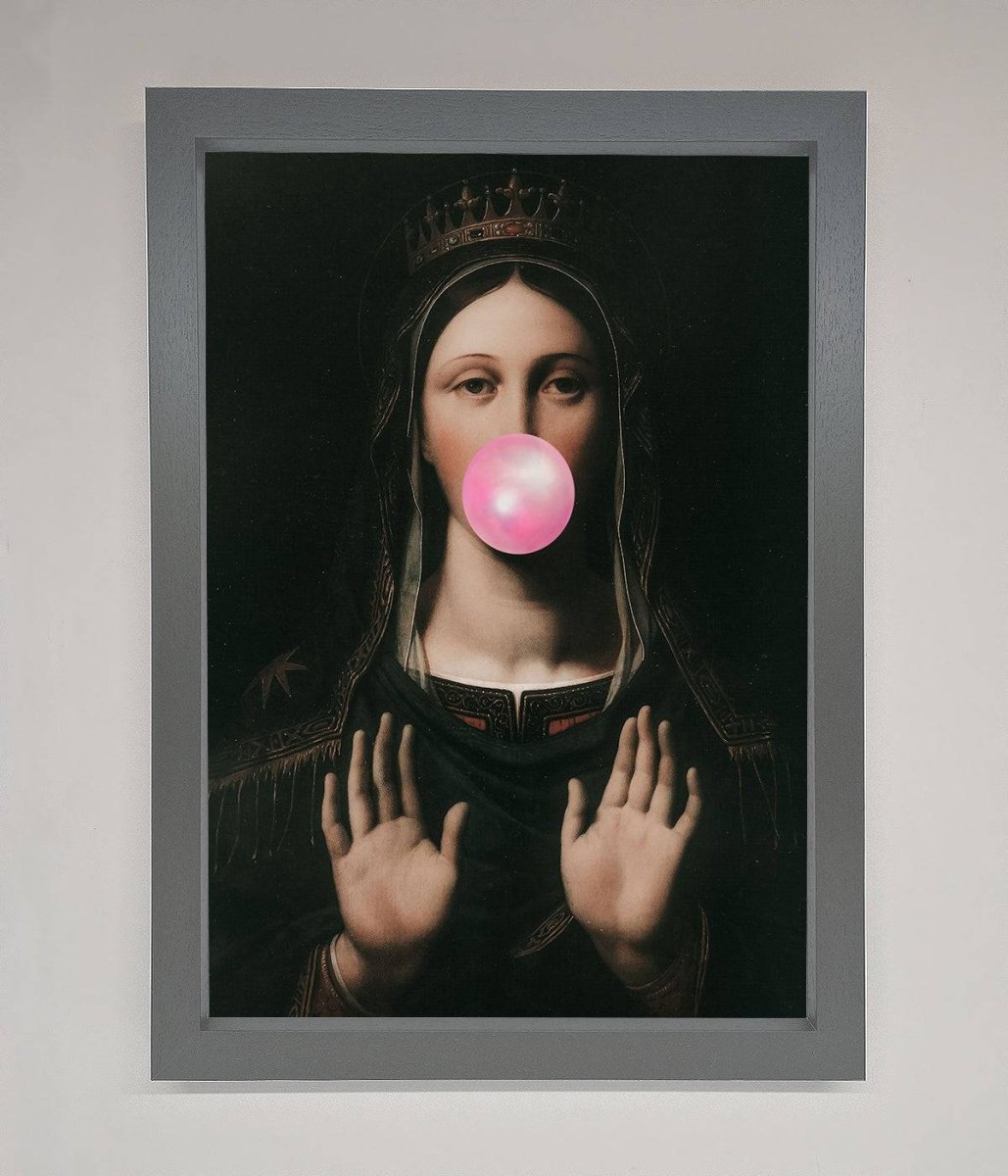 Bubble Gum Renaissance Framed Print - Zestio