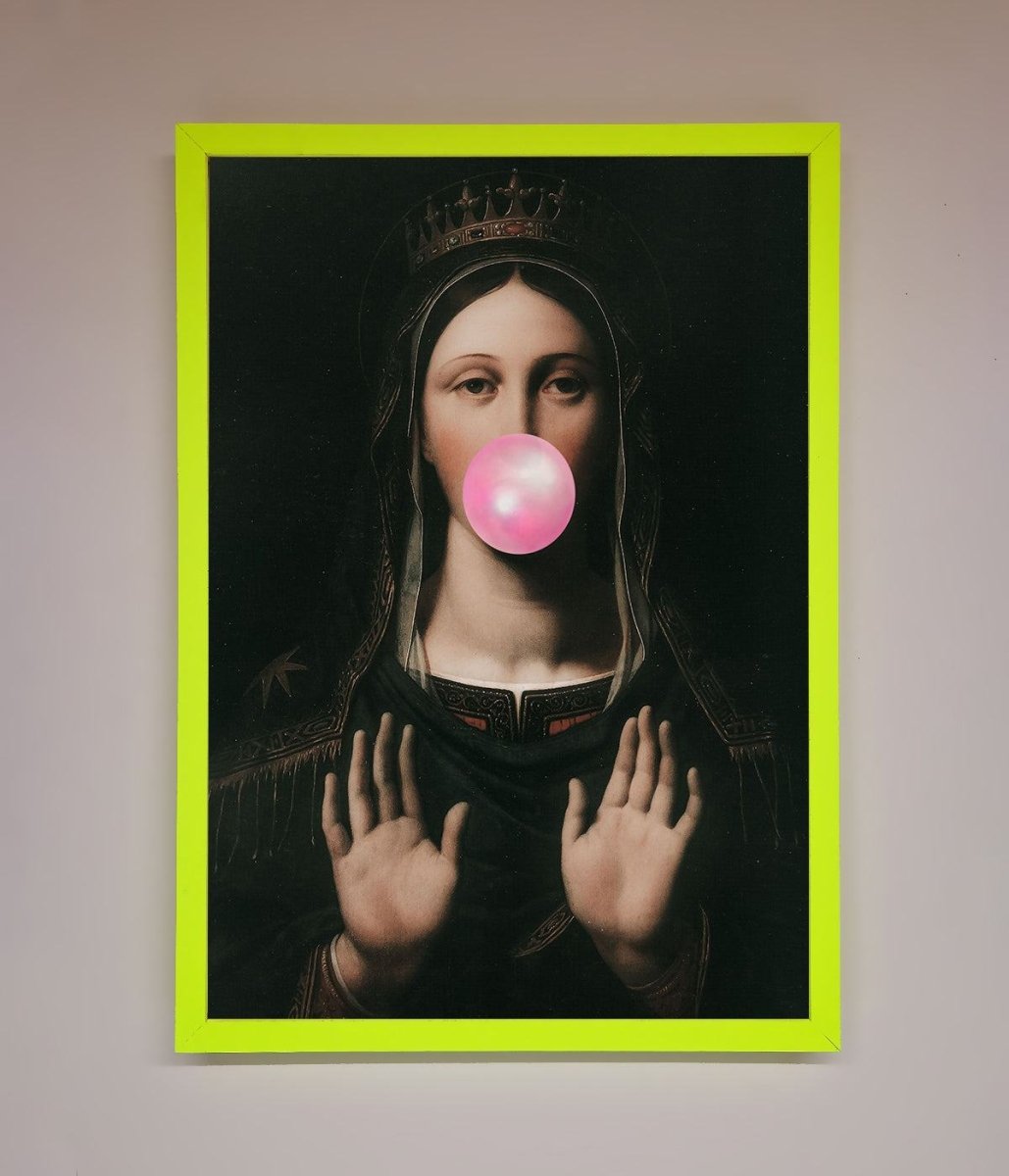 Bubble Gum Renaissance Framed Print - Zestio