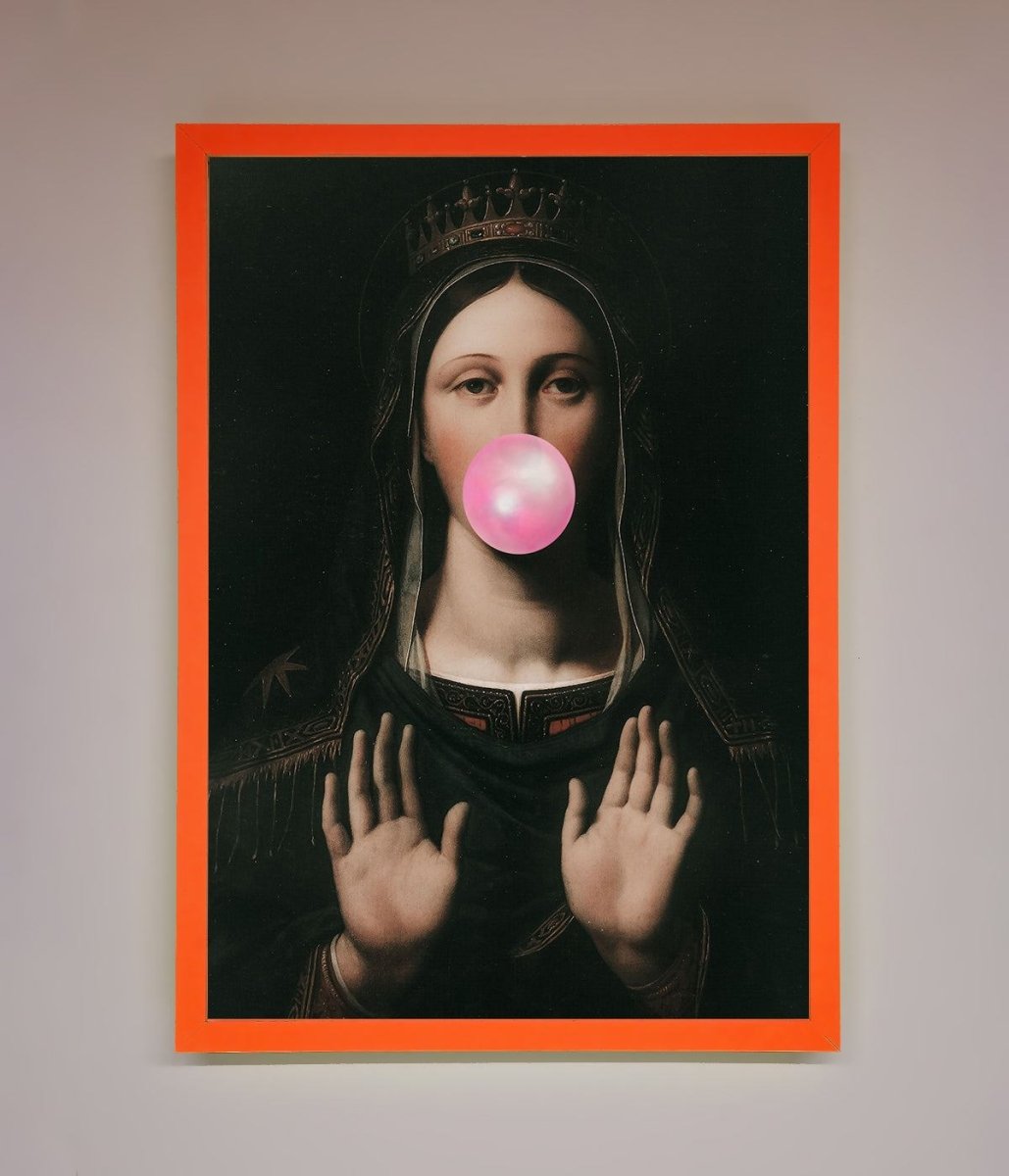 Bubble Gum Renaissance Framed Print - Zestio