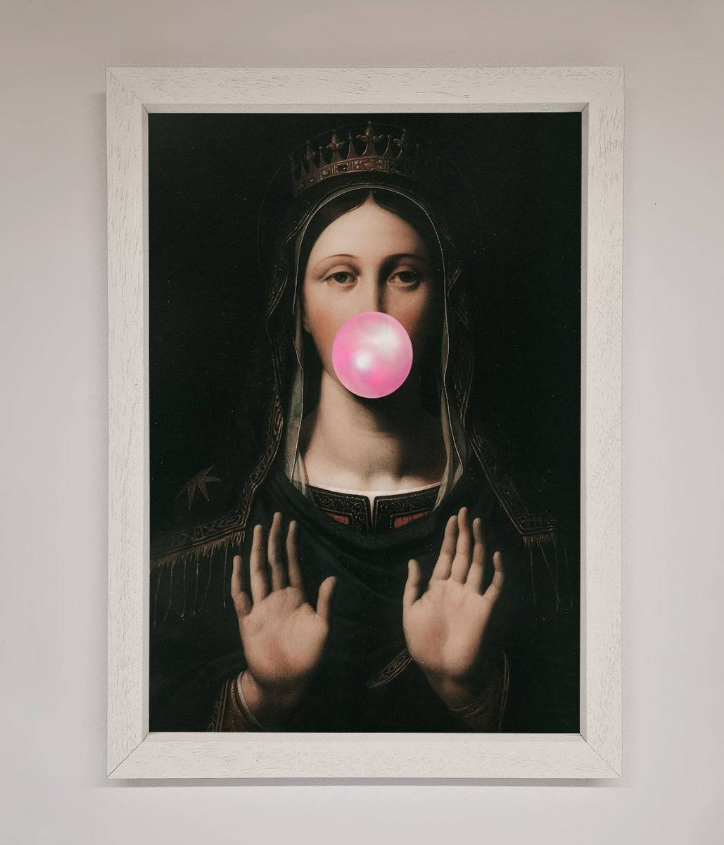 Bubble Gum Renaissance Framed Print - Zestio