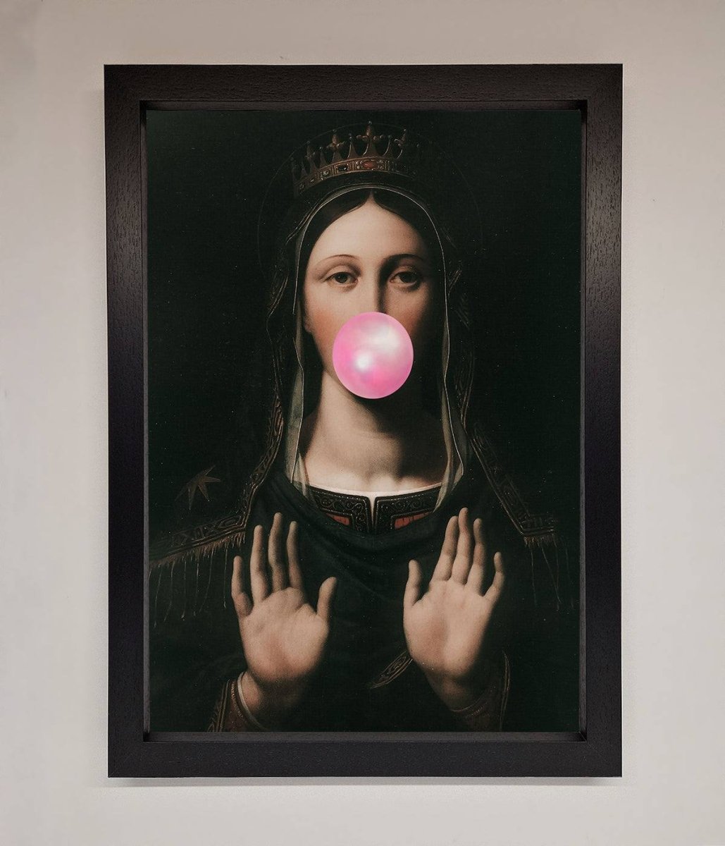 Bubble Gum Renaissance Framed Print - Zestio