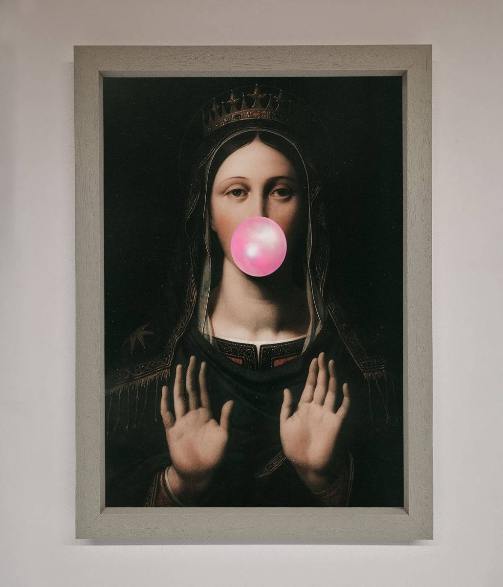 Bubble Gum Renaissance Framed Print - Zestio