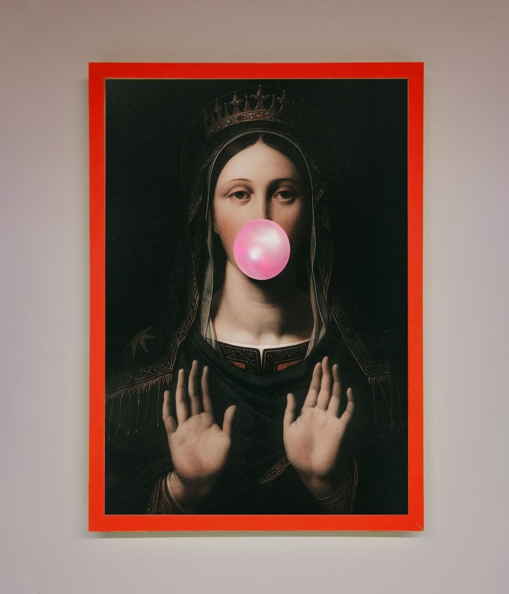 Bubble Gum Renaissance Framed Print - Zestio