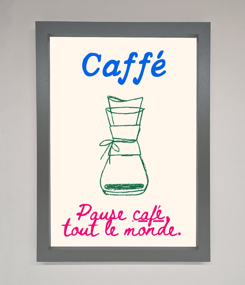Caffe Art Framed Print - Zestio