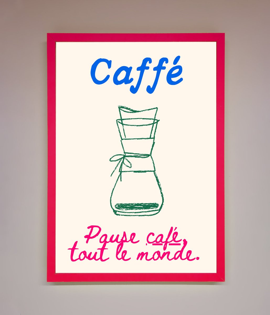 Caffe Art Framed Print - Zestio