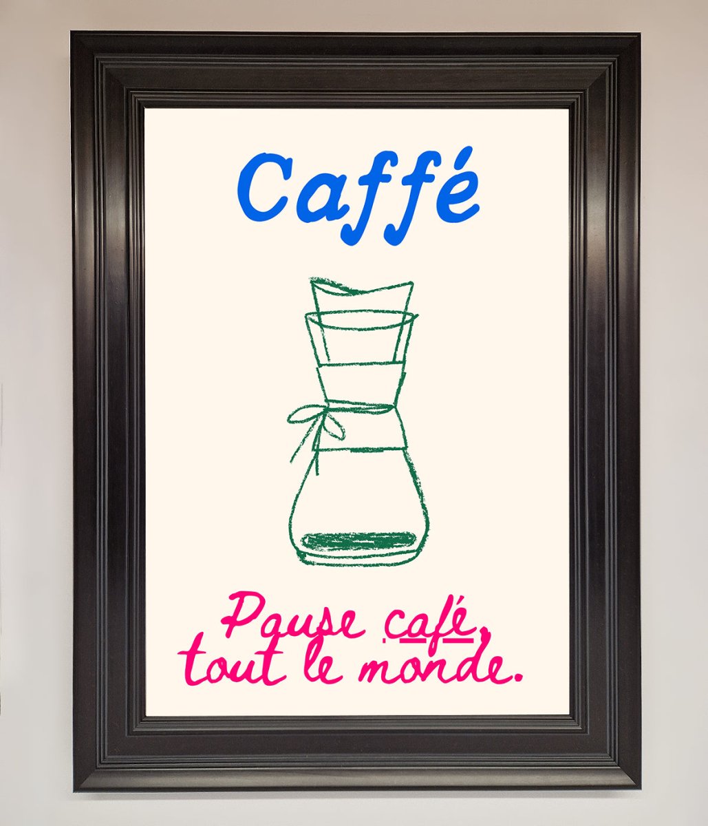 Caffe Art Framed Print - Zestio