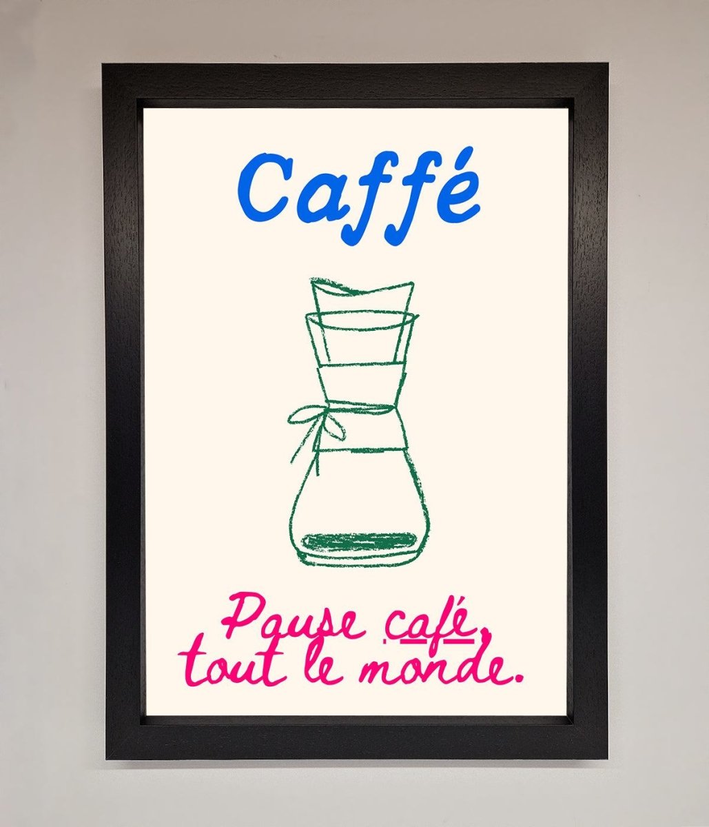 Caffe Art Framed Print - Zestio