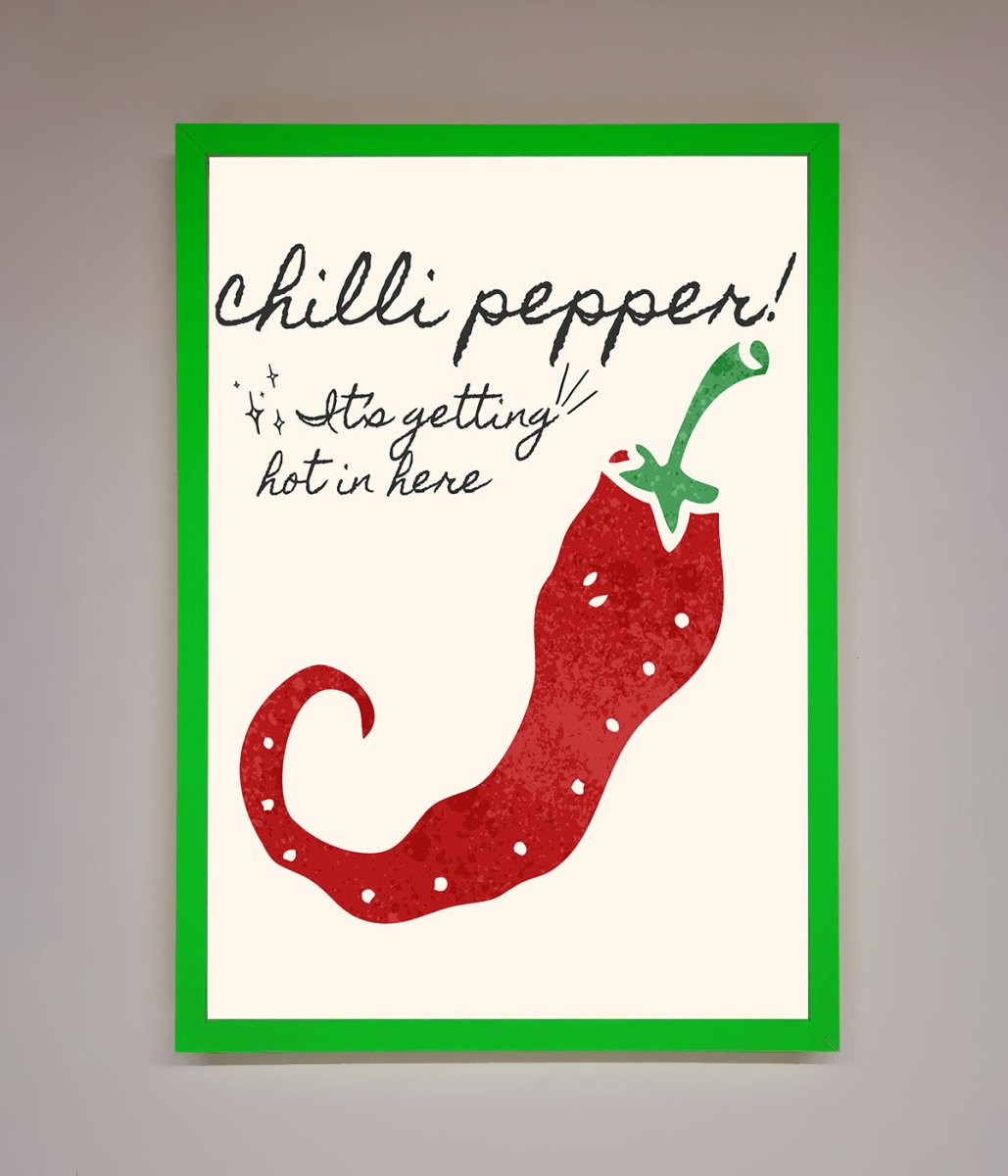 Chili Pepper Framed Print - Zestio