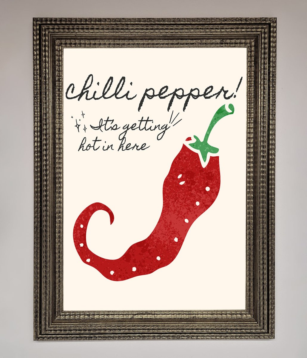Chili Pepper Framed Print - Zestio
