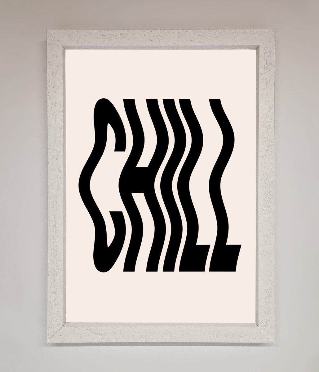 Chill Beige Framed Poster - Zestio