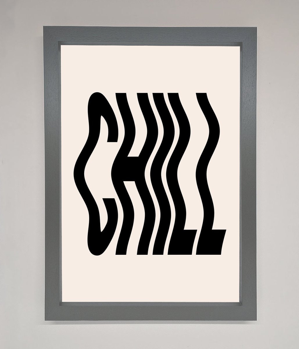 Chill Beige Framed Poster - Zestio