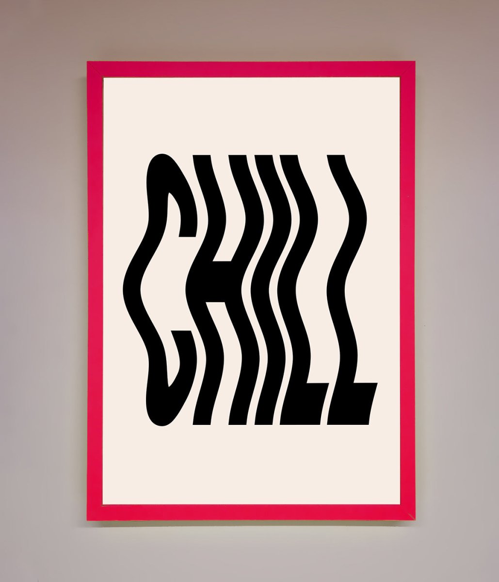 Chill Beige Framed Poster - Zestio