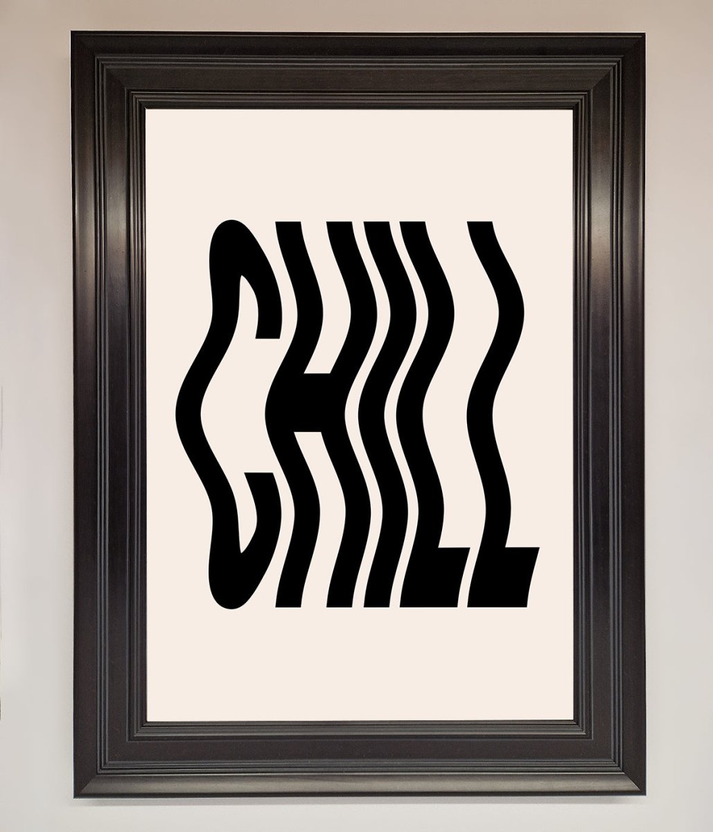 Chill Beige Framed Poster - Zestio