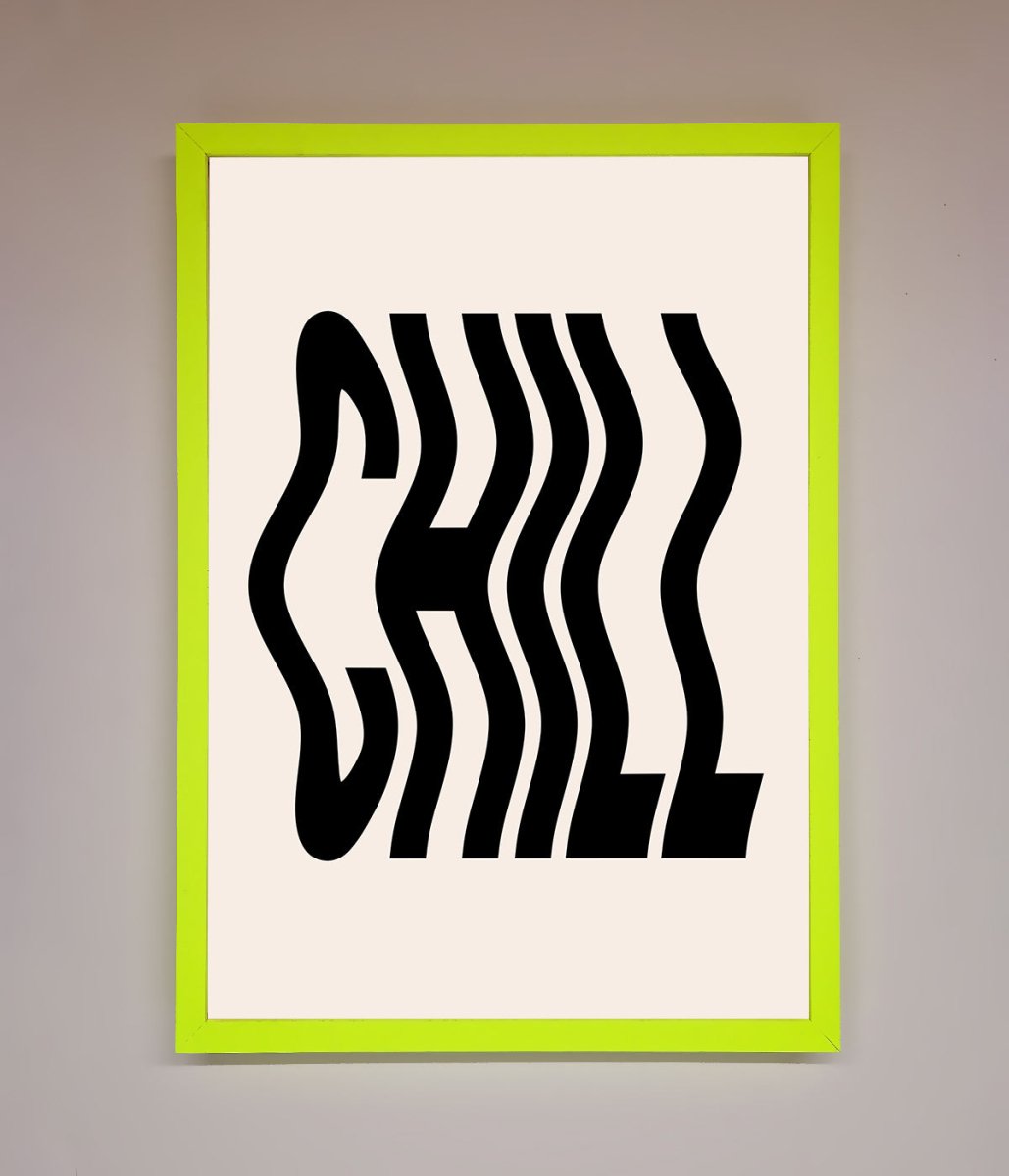 Chill Beige Framed Poster - Zestio