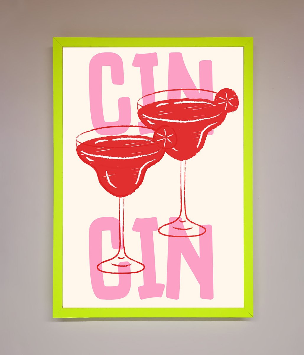 Cin Cin Framed Print - Zestio