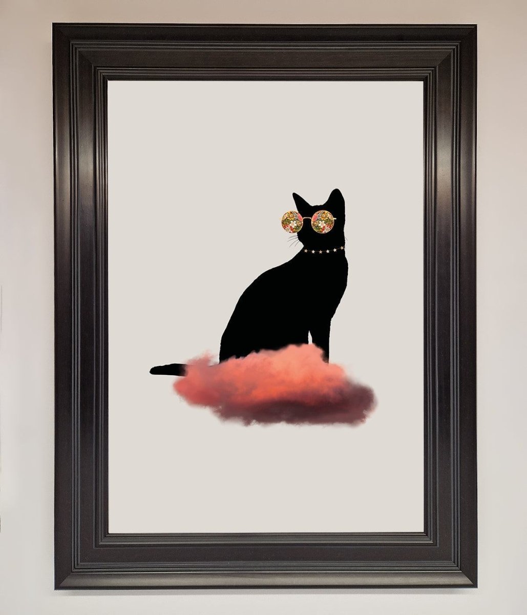 Cloud Cat Framed Poster - Zestio