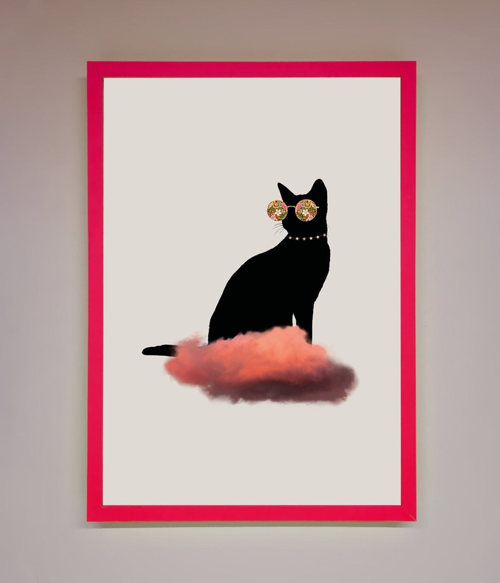 Cloud Cat Framed Poster - Zestio