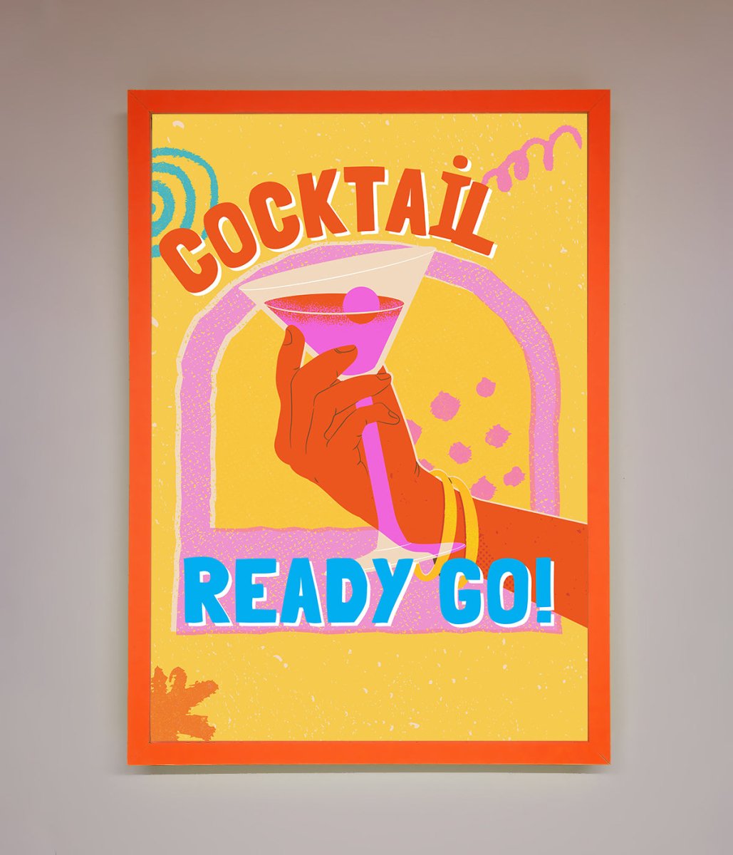 Cocktail Ready Go Framed Poster - Zestio