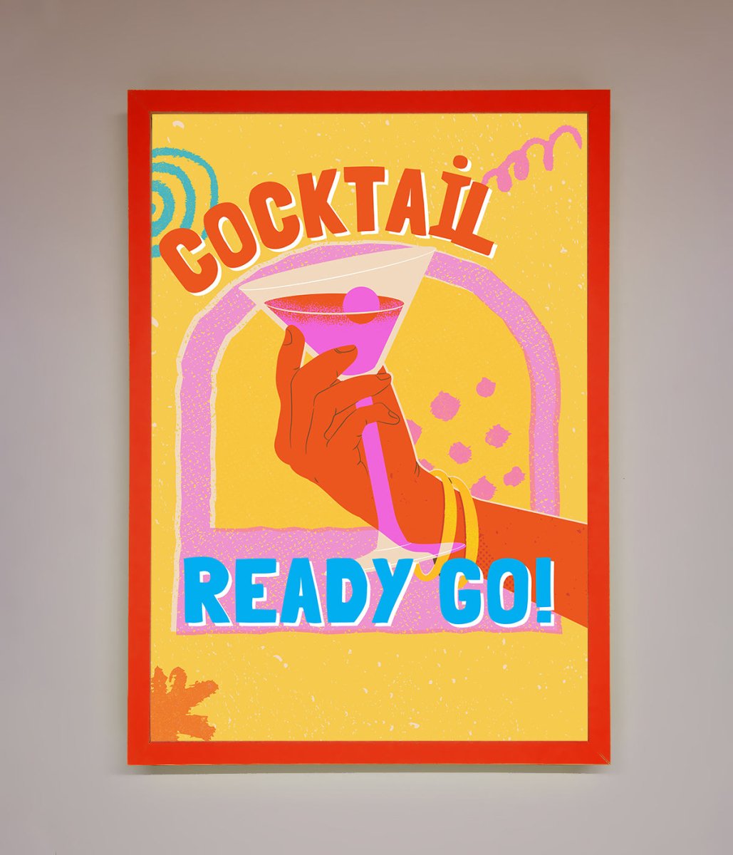 Cocktail Ready Go Framed Poster - Zestio