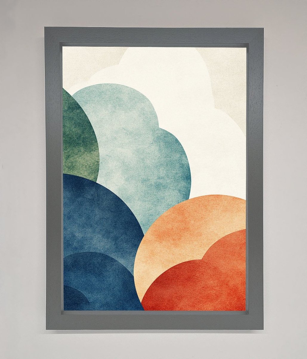 Colour Clouds Framed Wall Art - Zestio