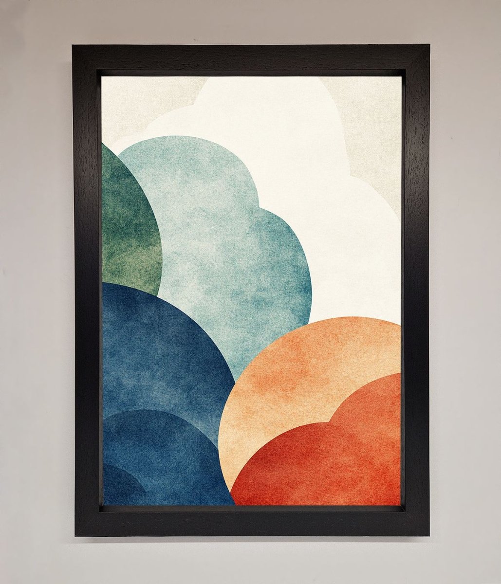 Colour Clouds Framed Wall Art - Zestio