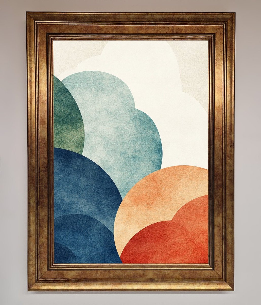 Colour Clouds Framed Wall Art - Zestio