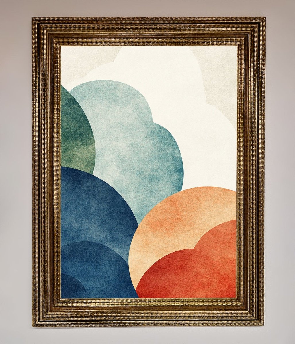 Colour Clouds Framed Wall Art - Zestio