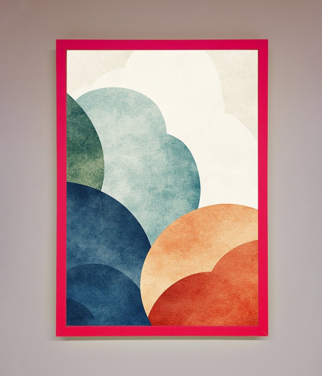 Colour Clouds Framed Wall Art - Zestio