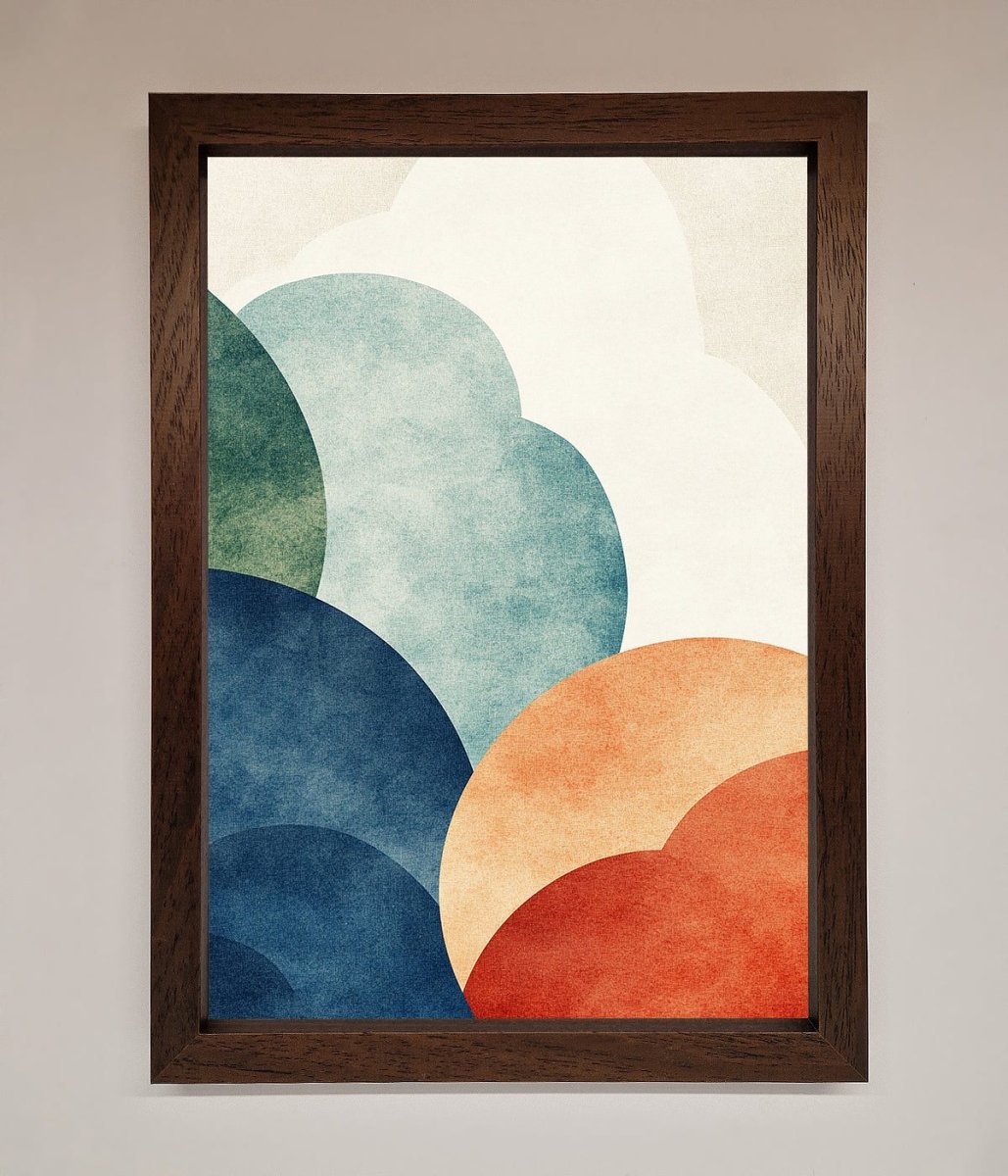 Colour Clouds Framed Wall Art - Zestio