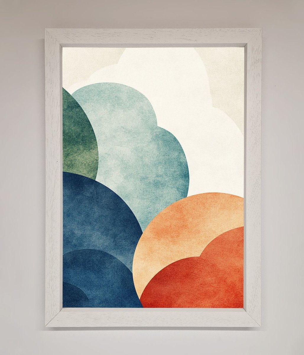 Colour Clouds Framed Wall Art - Zestio