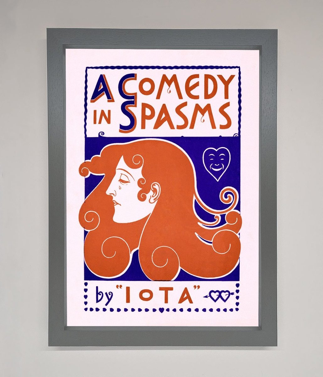 Comedy Poster Vintage Framed Poster - Zestio