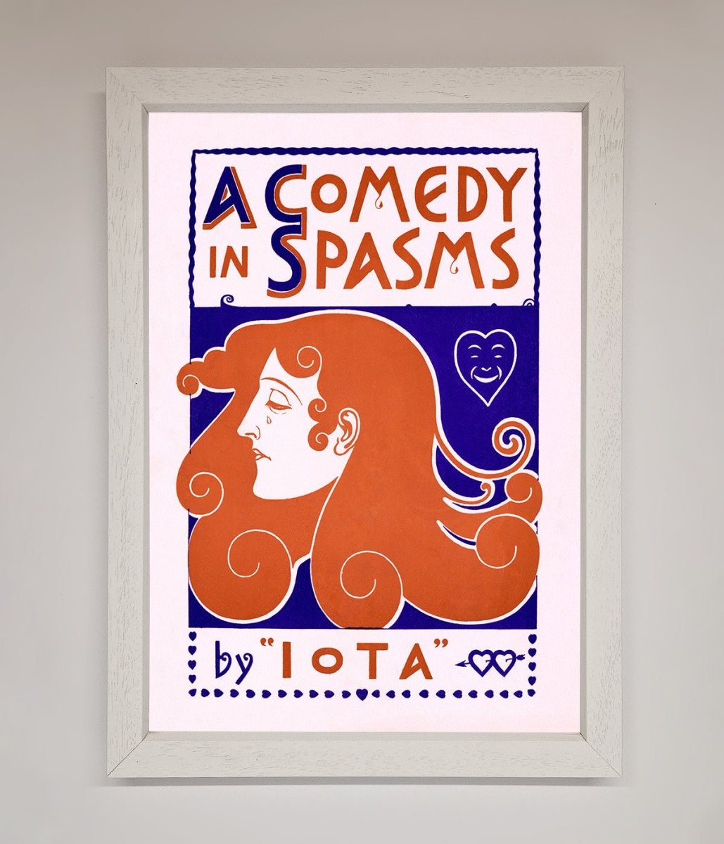 Comedy Poster Vintage Framed Poster - Zestio