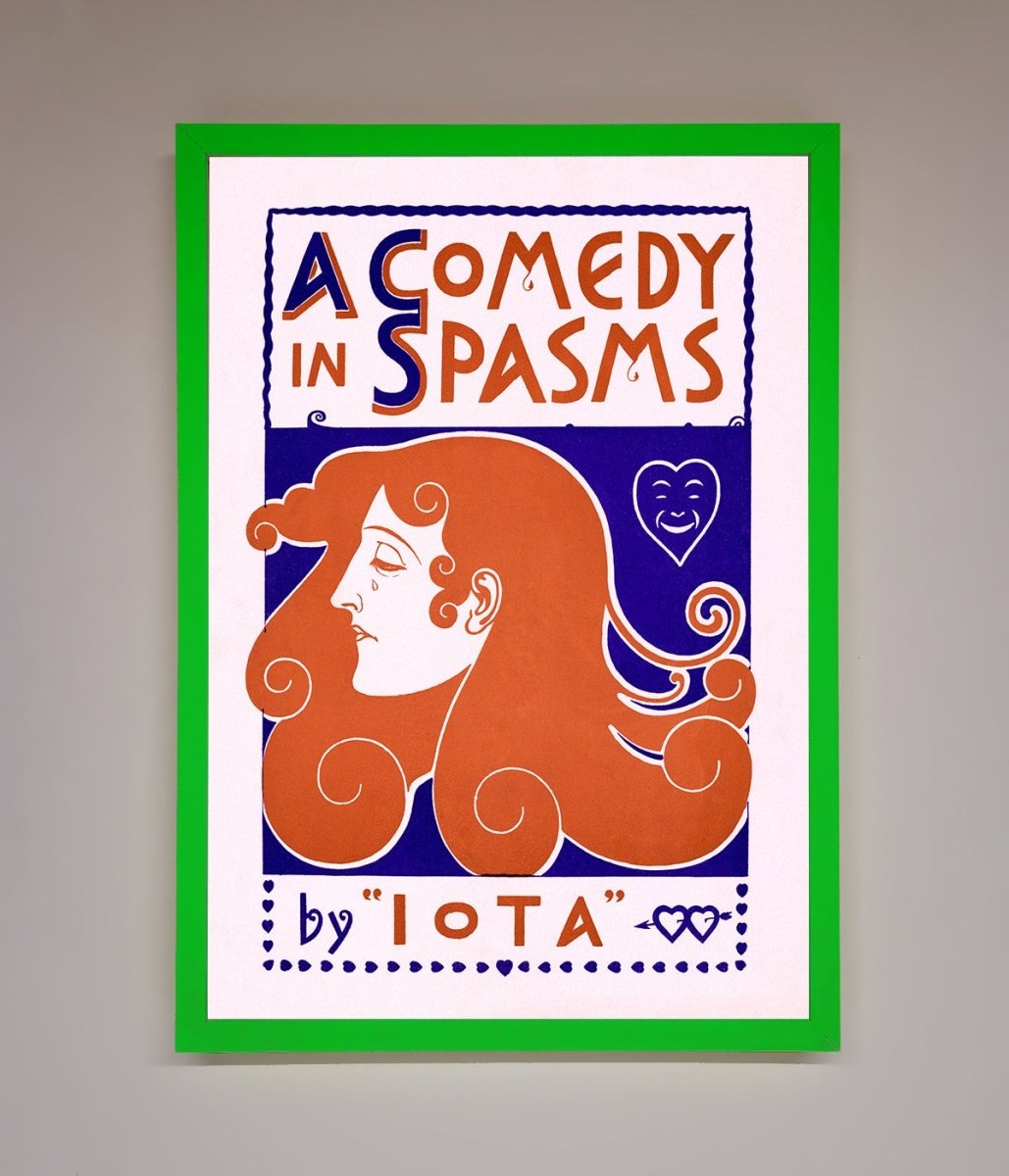 Comedy Poster Vintage Framed Poster - Zestio