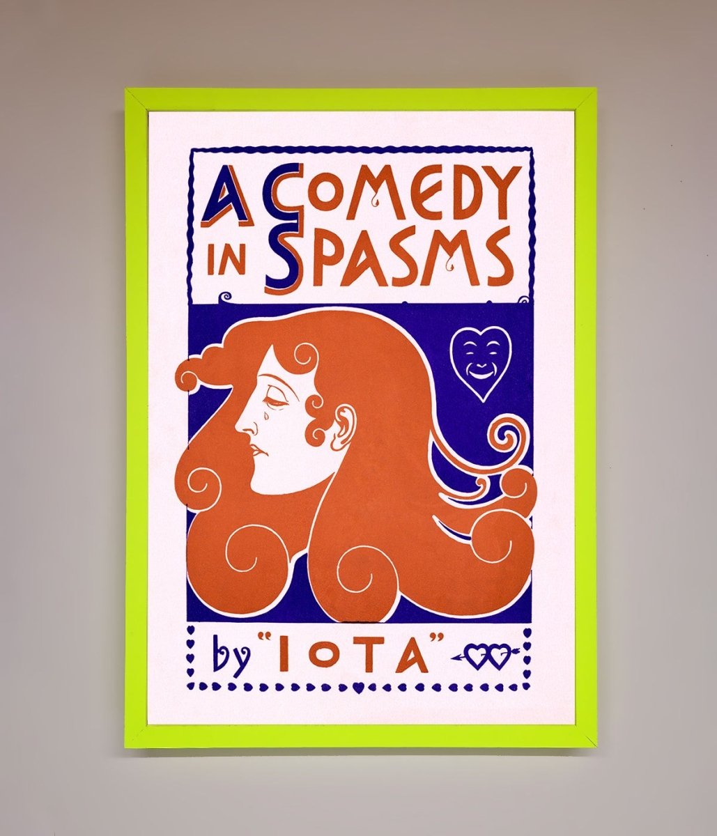 Comedy Poster Vintage Framed Poster - Zestio