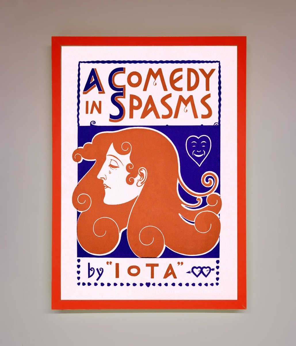 Comedy Poster Vintage Framed Poster - Zestio