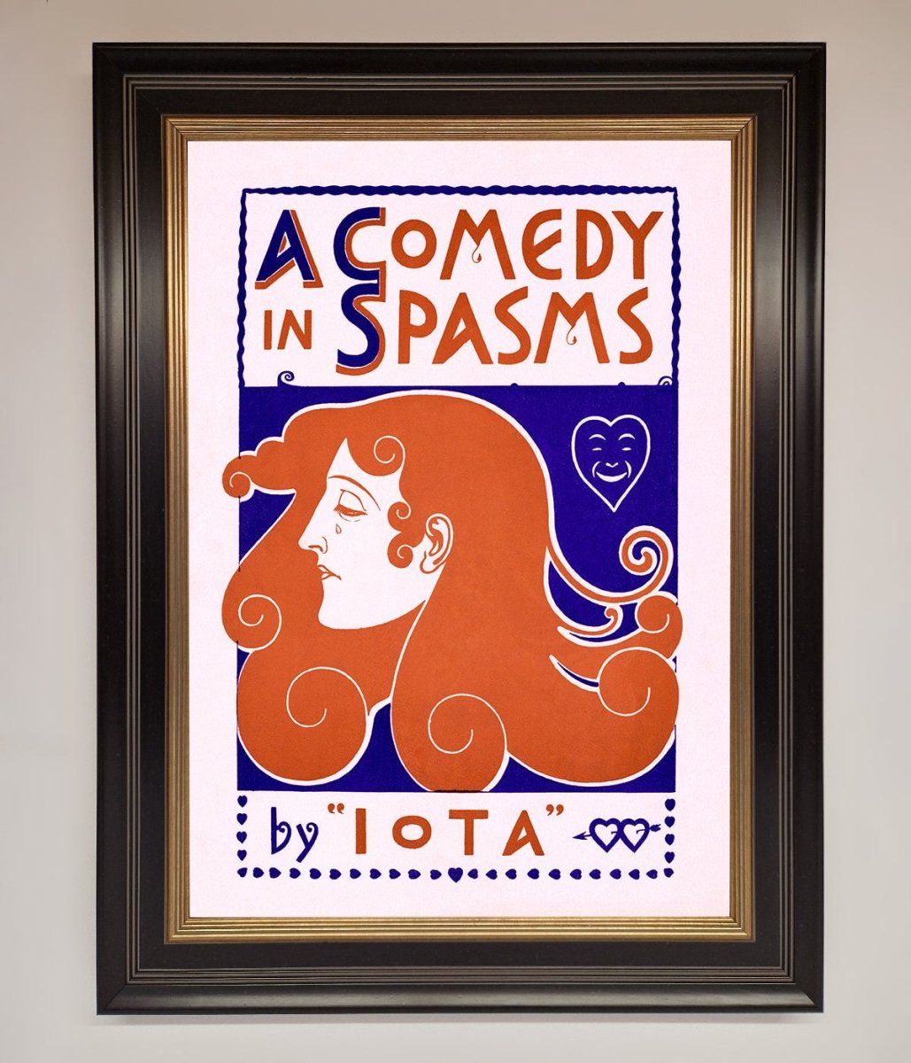 Comedy Poster Vintage Framed Poster - Zestio