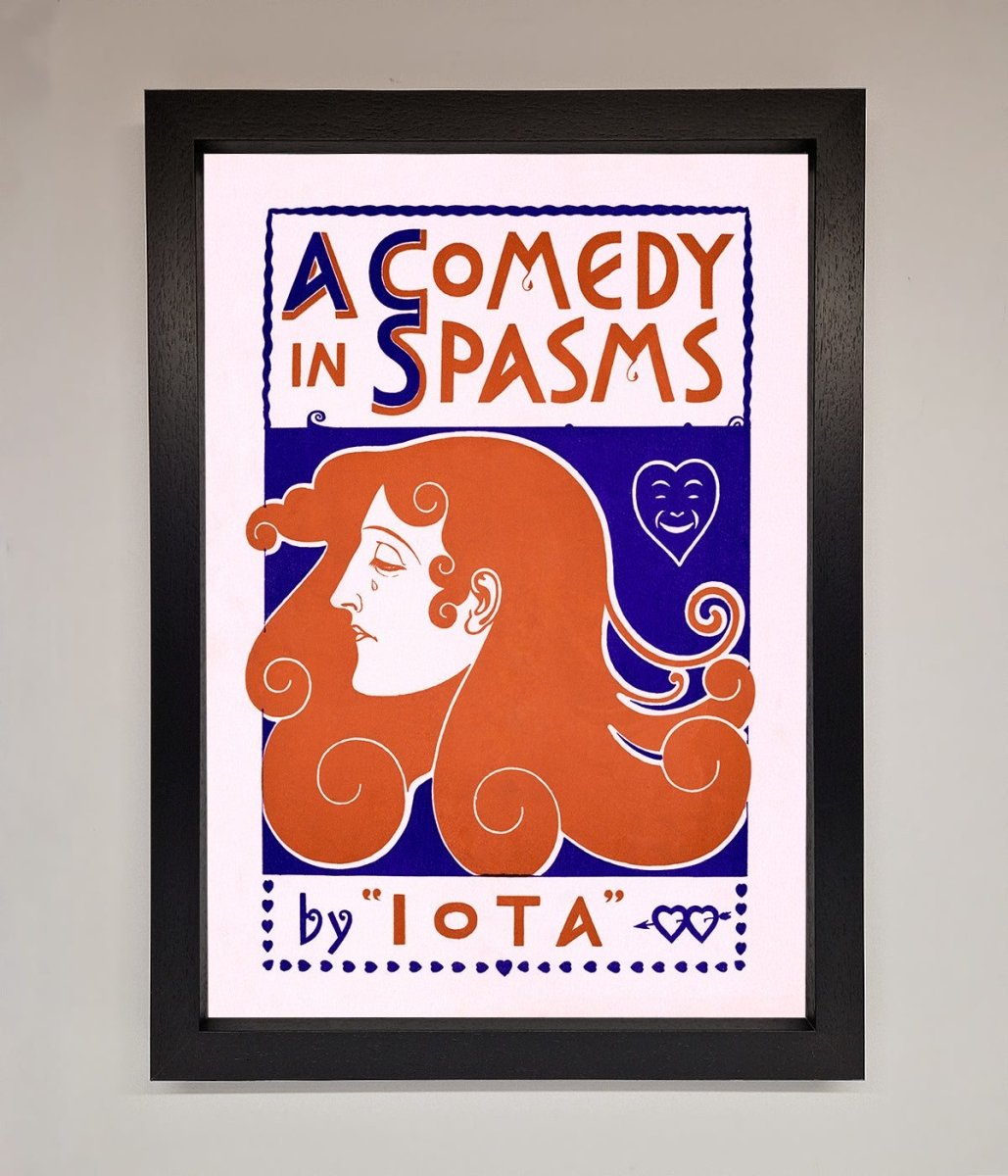 Comedy Poster Vintage Framed Poster - Zestio