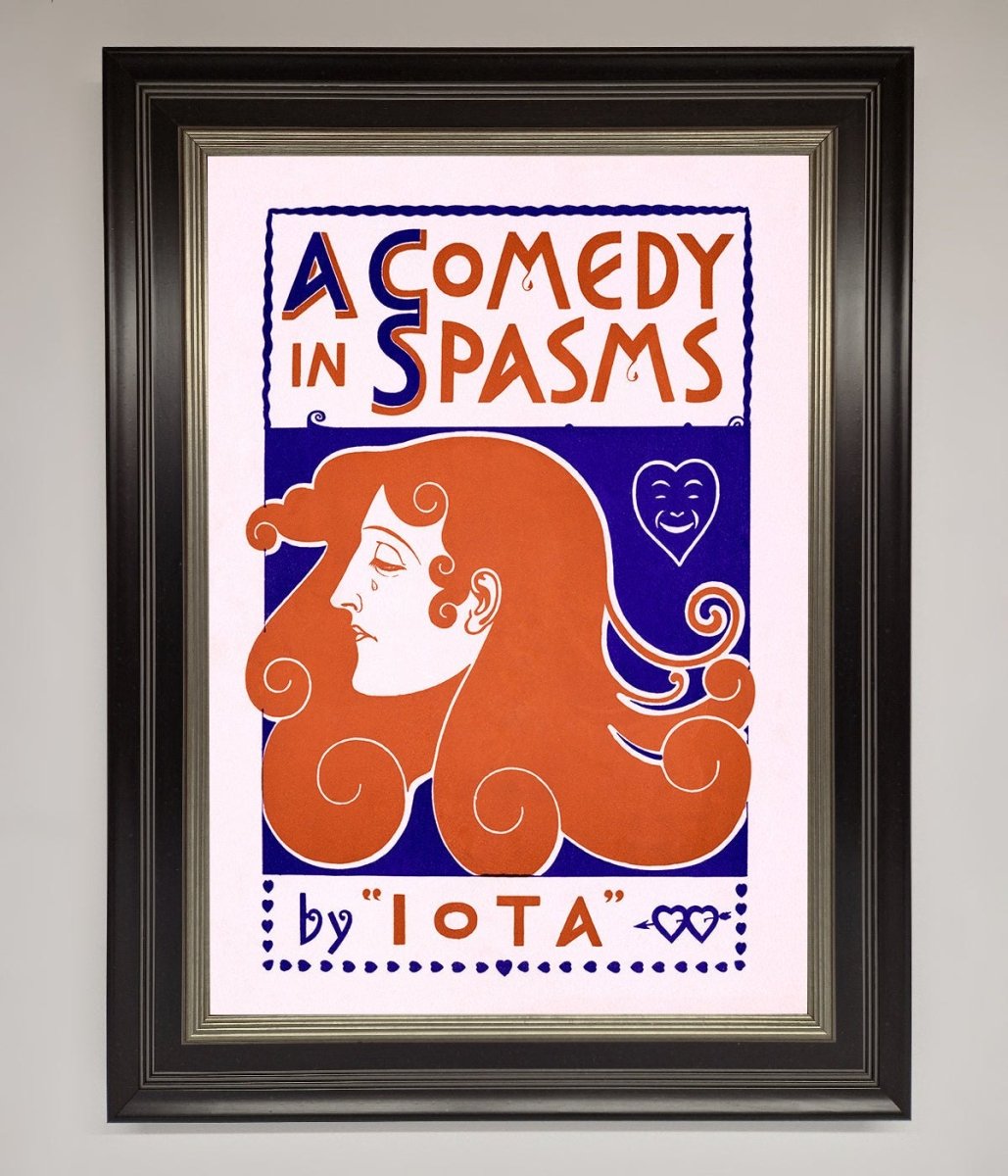 Comedy Poster Vintage Framed Poster - Zestio